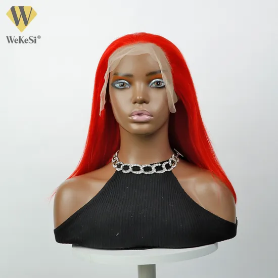 Brazilian Human Hair 13x4 Lace Front Ombre colored bob Wig,Pre Pluck colorful Red Virgin Hair Lace BOB Wig For Black Women