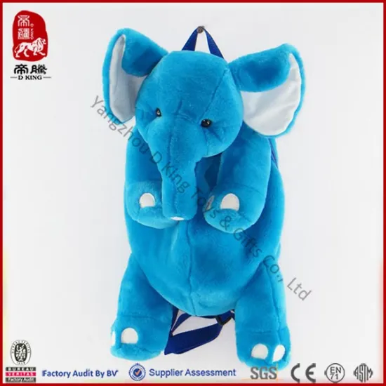 Wholesale Stuffed Animal Toy Soft Elephant Kids Backpack
