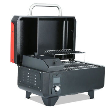 Outdoor Intelligent Temperature Control BBQ Electric Woodfire Portable Pellet Smoker Grill for Barbecue