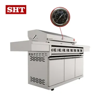 Outdoor Kitchen Gas BBQ Grill with Side Burner