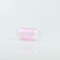 Plástico recarregável petg 60ml mudança gradual de cor rosa