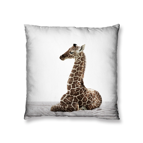 Bebê girafa projeto almofada