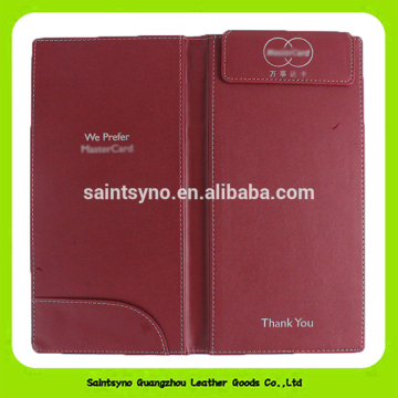 2016 Restaurant Table leather menu holder 15026