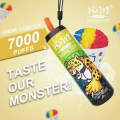 Distributeur Dubai Disposable Pod R&amp;M Monster 7000 Puffs