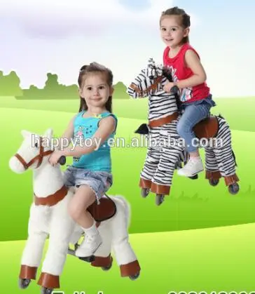 HI CE kiddie walking horse scooter toy ride on zebra for kids & adult