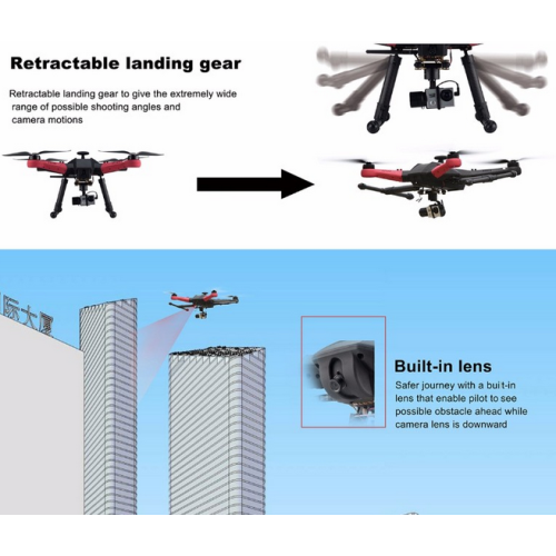 550mm Fire Rescue Drone With Power Frame