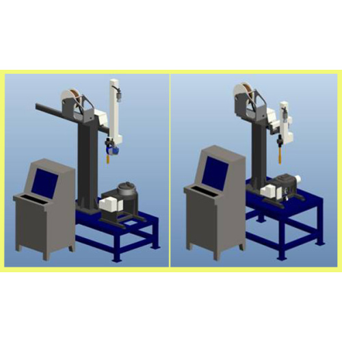 Robô de solda automática de flange quadrado ou redondo