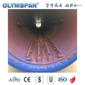 Autoclave de traitement de brique AAC de ciment standard ASME