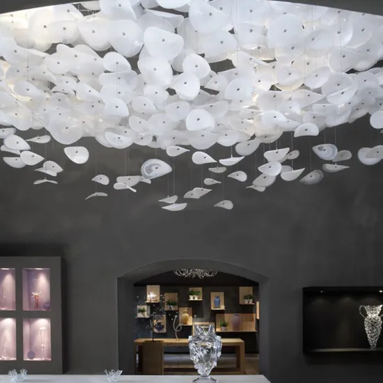 Custom Shell Design Modern Hotel Led Chandelier