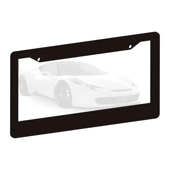 Adjustable License Plate Light Band with Remote Control and Dimming Film for Car Frame in USA