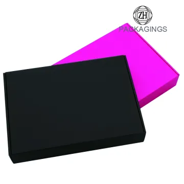 High end black shipping box for clothes