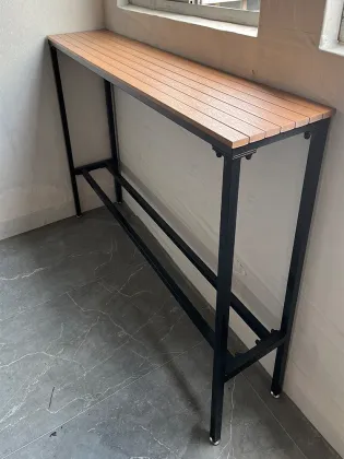 Outdoor Deck Rail Table for Balcony and Porch