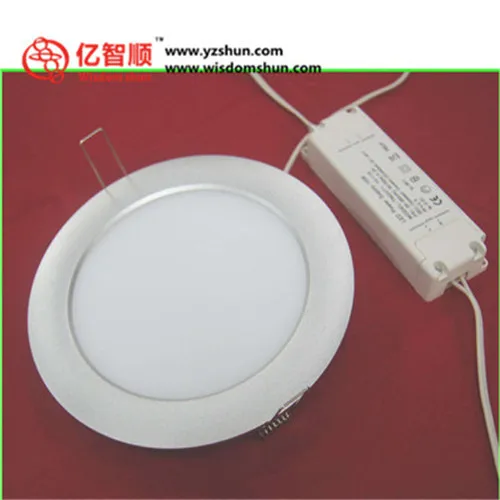 LED Panel Light 85-265V 24W Led Ceiling Square Round Recessed Grid Downlight