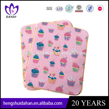 Strong Water Absorbing Microfiber Dish Kitchen Drying Mat