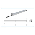 outdoor hotel aluminum suspended led linear lights fixture