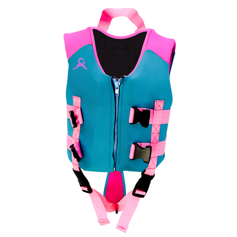 Seaskin Kids Girls Neorpene Swim Life Vest Jacket