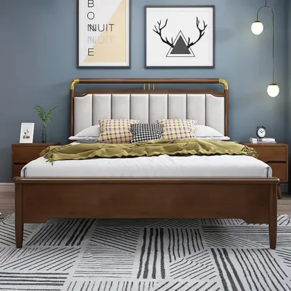 Customized Bedroom Furniture Bed Nordic Simplicity Double King Size Wall Bed