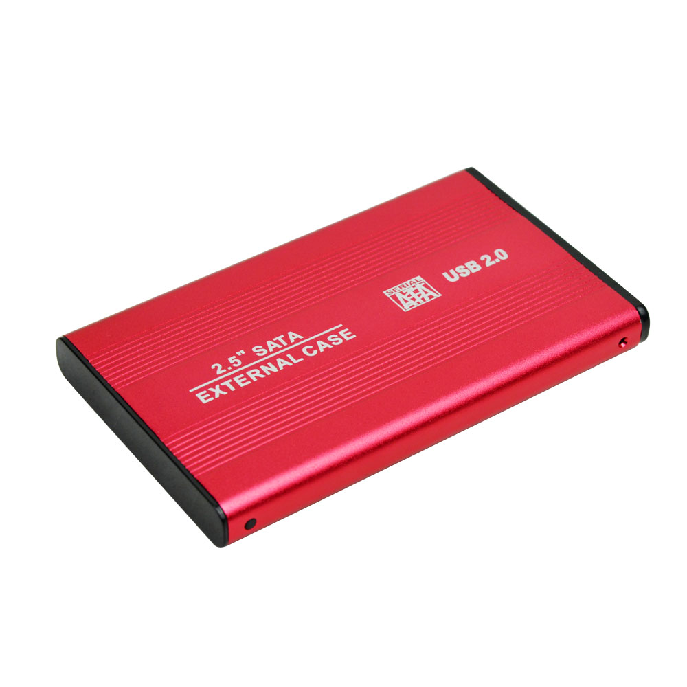 DeepFox HDD Case 2.5 SATA to USB 2.0 Adapter Hard Drive Enclosure for SSD Disk HDD Box Case External HDD Enclosure 2PCS A Pack