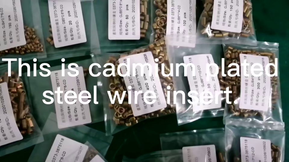 cnc screw M12 X 1.25 Inch Screw Wire Thread Insert