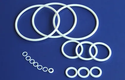 Oem / Odm Flat Ptfe Teflon Gaskets With Good Sealing Performance