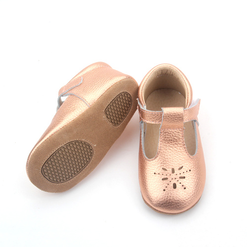 Chaussures habillées en cuir souple pour bébé fille Mary Jane