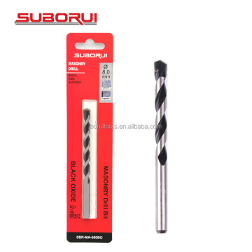 SUBORUI Carbide Tip Drill Bits for Concrete and Masonry (6mm, 8mm, 10mm)