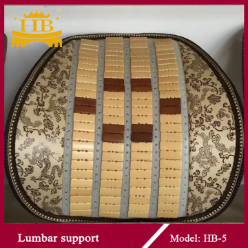 Bamboo cooling summer car back lumbar support waist cushion