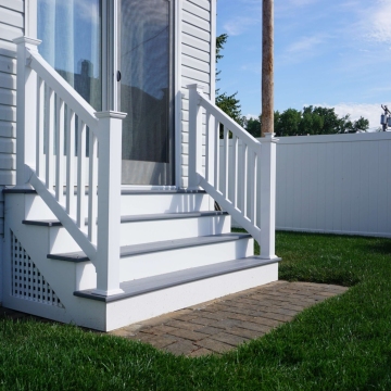 Black PVC Privacy Panel Fence - Garden PVC Fence Topper