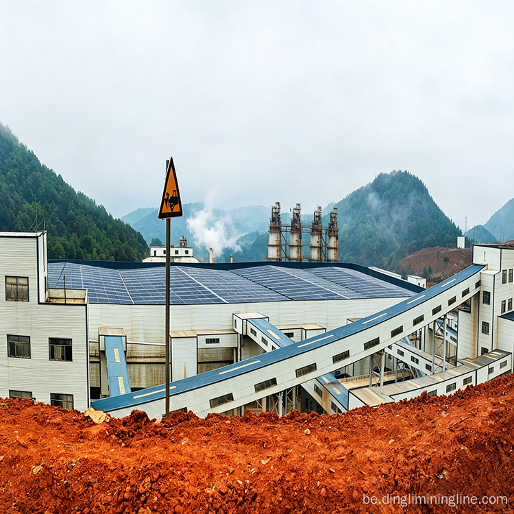 Сістэма драбнення і прасейвання вапняка высокай магутнасці