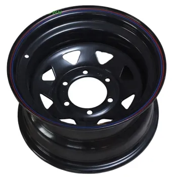China Factory Wholesale 15 Inch SUV Steel Wheel Rims 15x7 15x8 15x9 for Off-Road Vehicles