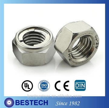 Competitive Price M3-M30 Customized Metal Lock Nut Hex Nylon Lock Nut Types