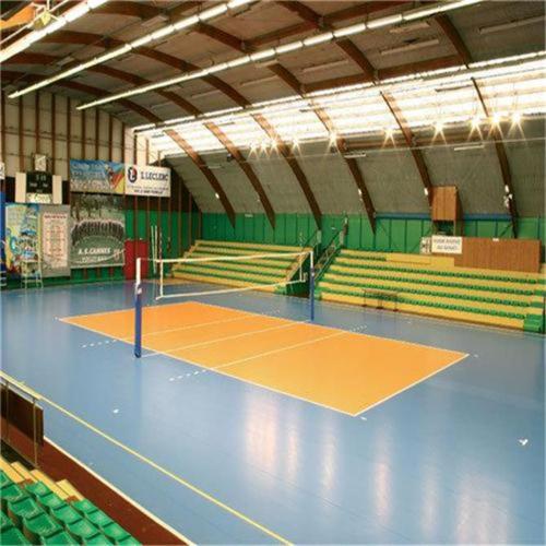 Pavimento per campo da pallavolo rimovibile al coperto