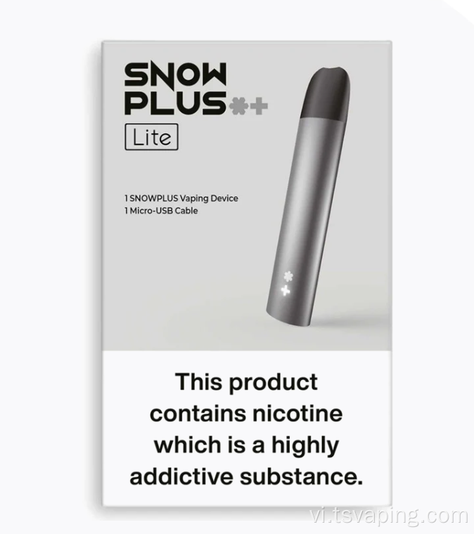 Hương vị phổ biến Vape Vape Snowplus Vape Kit Bán buôn