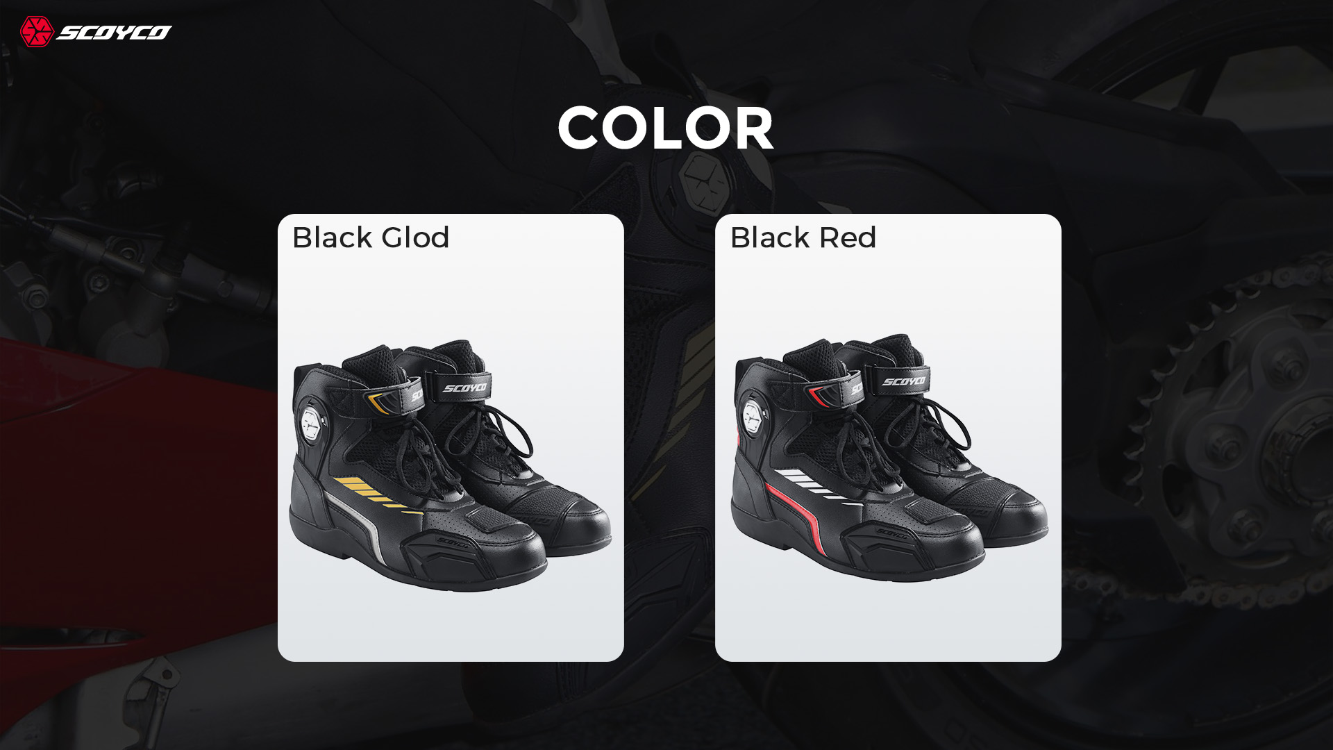 quick-release sportbike riding boots