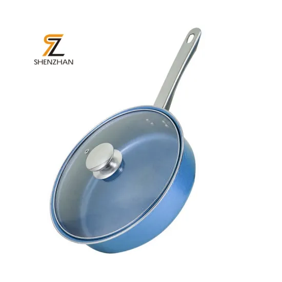 High-Quality Carbon Steel Frying Pan with Non-Stick Coating and Long Handle for Superior Cooking Experience