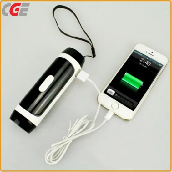 LED Flashlight with Mobile Charger, Mobile Power 4400mAh LED Lantern, Power Bank