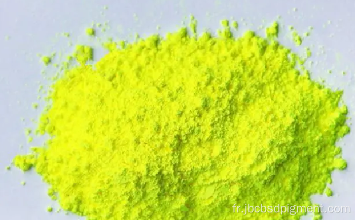 Pigment jaune lemmon fluorescent pour l'encre