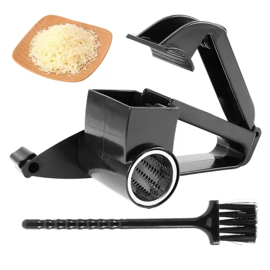 Custom Multi-Functional Household Manual Hand Kitchen Cheese Grater: HYRI 2024 New Design Grade Rotary Grater