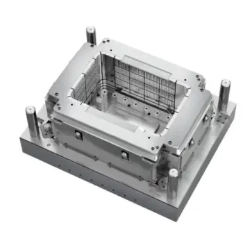 Plastic crate box fruit box injection mold customization