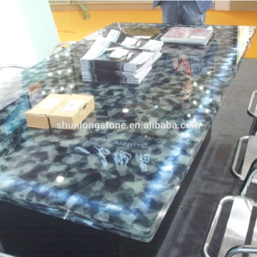 Blue Onyx Glass stone countertop,man made glass stone