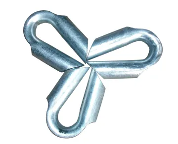 High precision stainless steel 316 wire rope thimble