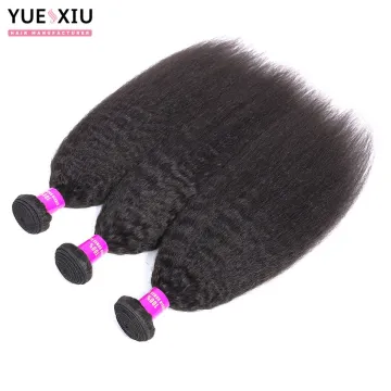 100% Cuticle Aligned Virgin Brazilian kinky Straight Hair One Bundle Mink Brazilian Human Hair
