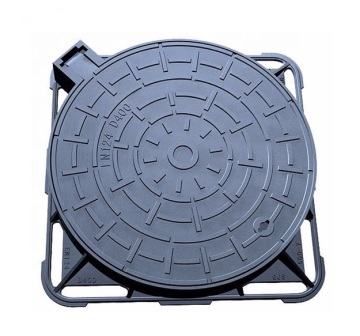Square frame iron manhole cover D400