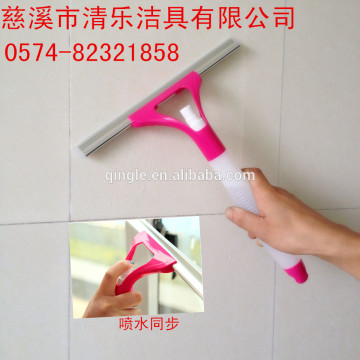 2015 new silicone spray window squeegee, spray glass window wiper