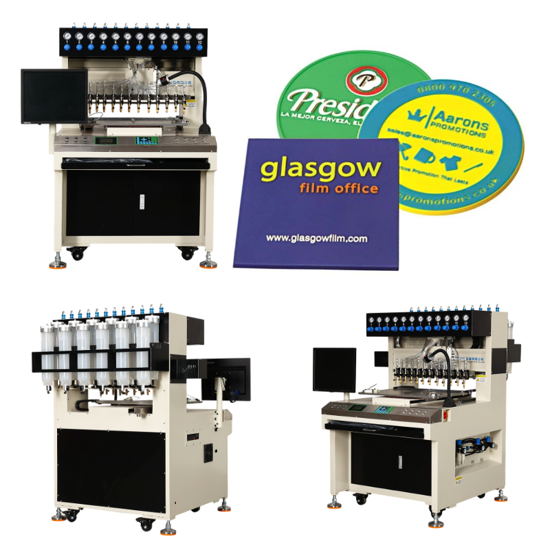 12 colors silicone label makingmachine