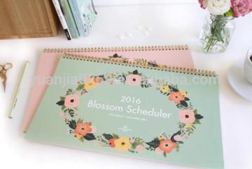 2016 custom full color printing desk calendar
