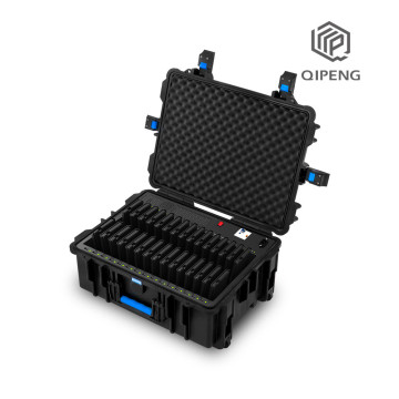 Charging trolley case for tablets in the hospital