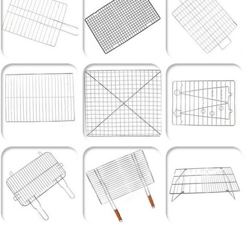 Hoge kwaliteit roestvrij staal Square bouw Barbecue gaas