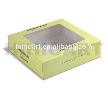Custom Pizza Box with Clear Window on Top
