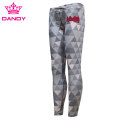 Custom logo sublimation printing training leggings